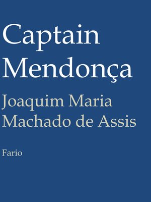 cover image of Captain Mendonça